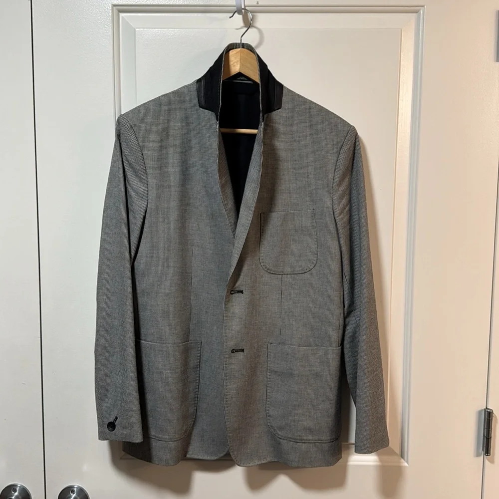 Rag & Bone houndstooth wool blazer size 38 - Picture 5 of 5